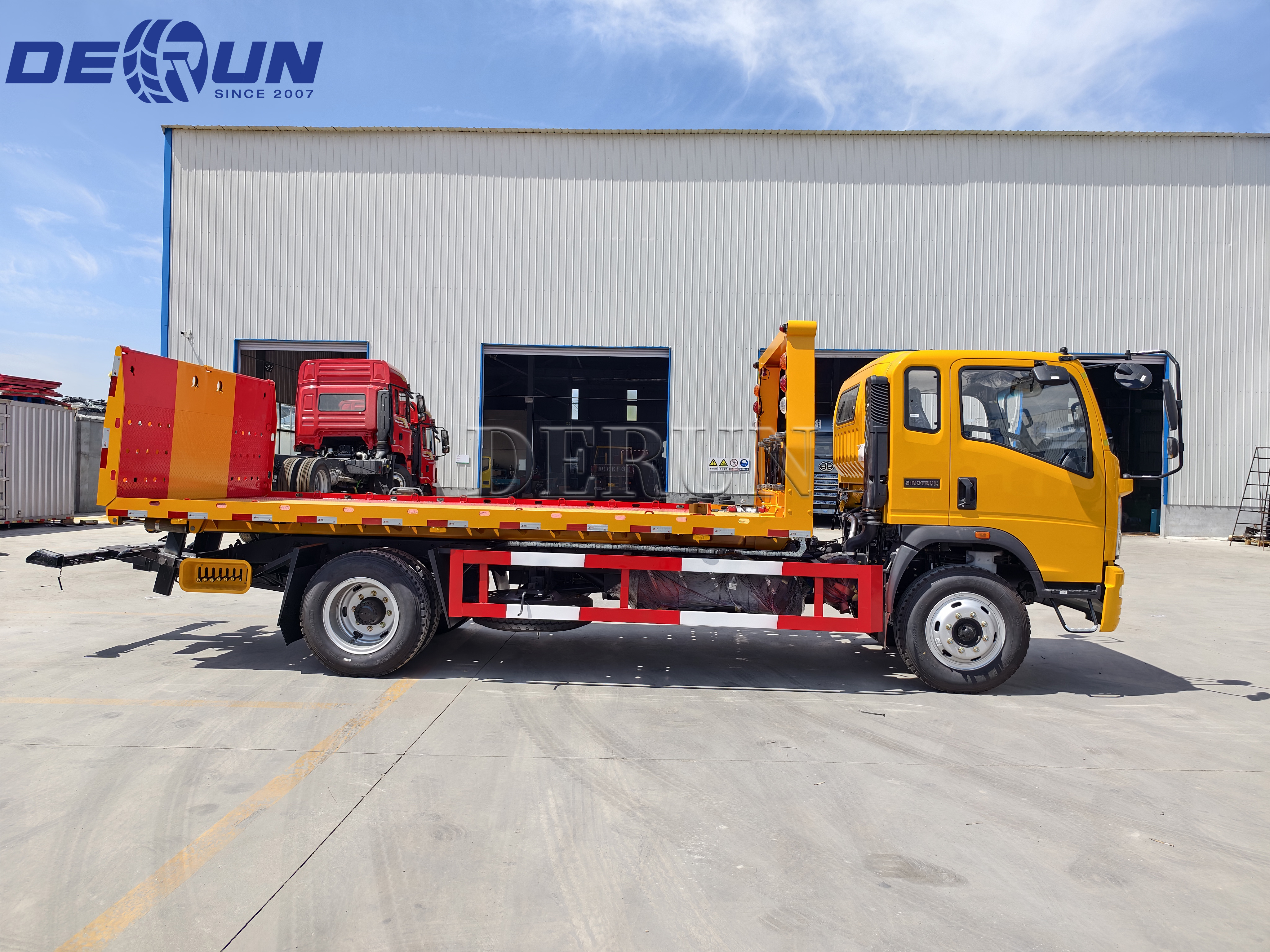 Sinotruk HOWO 4x2 Wrecker Truck vil bli sendt til Nicaragua