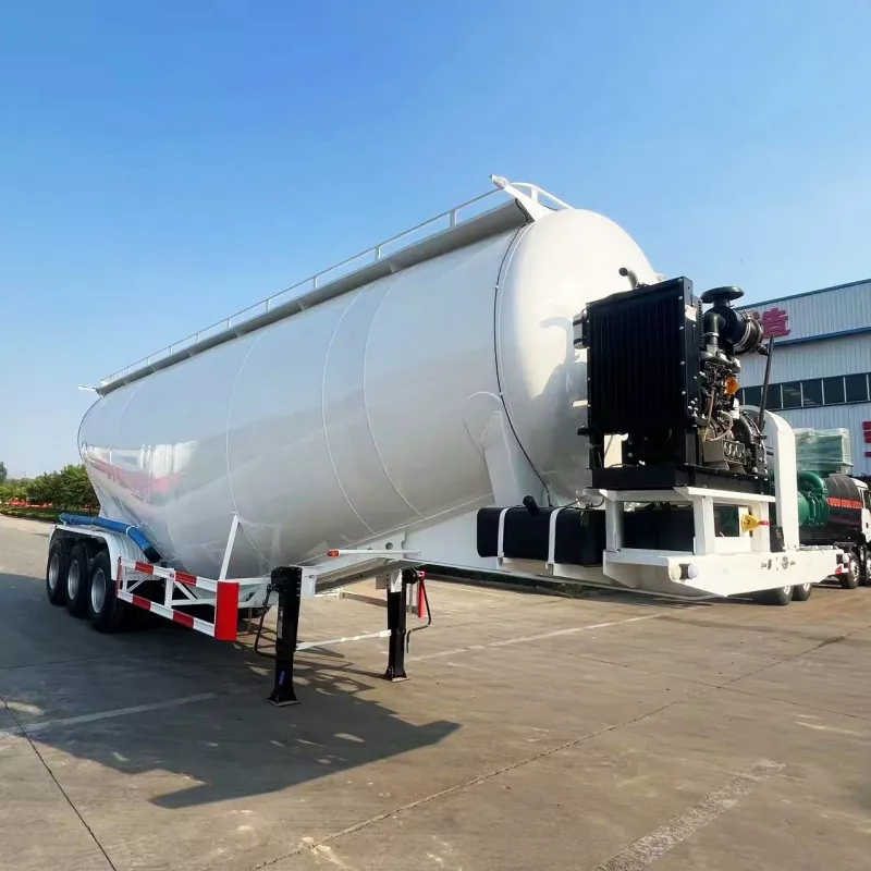 3-akslet Bulk Cement Tank Trailer