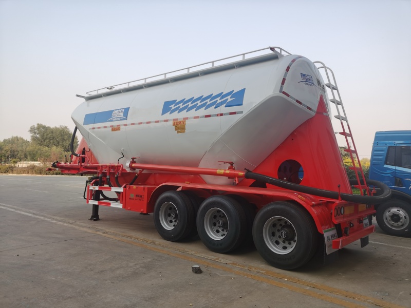 36CBM 3 aksler W Type Cement Bulk Carrier tanker Semi Trailer