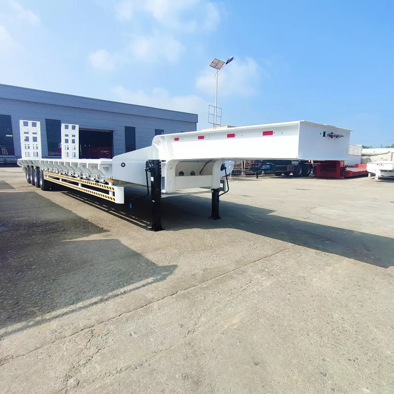 4-akslet Lowboy Semi Trailer