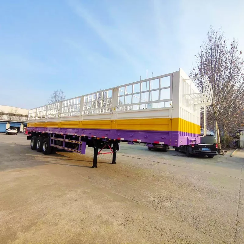 60 Tons Fence Cargo Semi Trailer