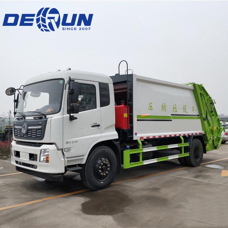 Dongfeng 4x2 sekshjuls søppelkompressorbil