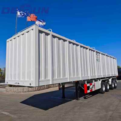 Fire Axle Box Type Semi Trailer