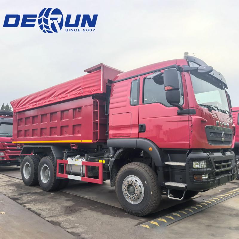 Sinotruk Howo TX 6x4 336HP dumper for Etiopia og Djibouti